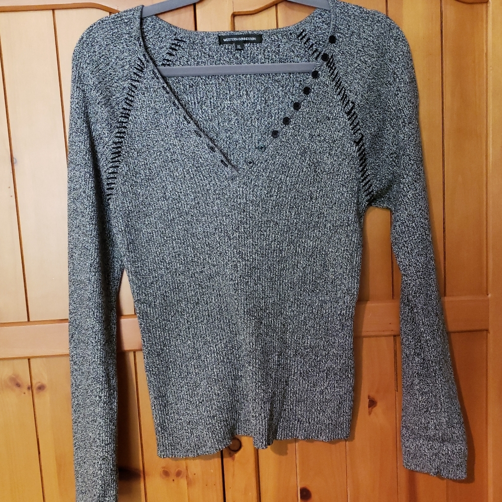 Western Connection cotton pullover sweater